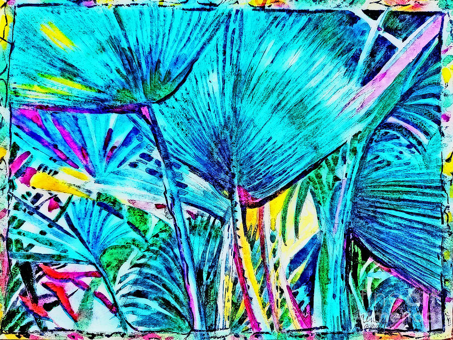 Those Fabulous Palms Painting by Mindy Newman