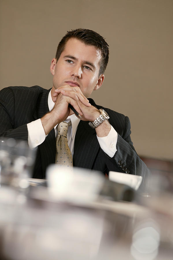 Thoughtful businessman Photograph by Comstock Images
