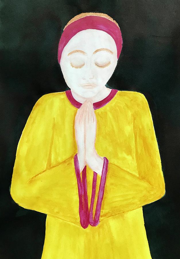 Thoughts and Prayers Painting by Linda Gemmill Thoughts and Prayers Painting by Linda Gemmill