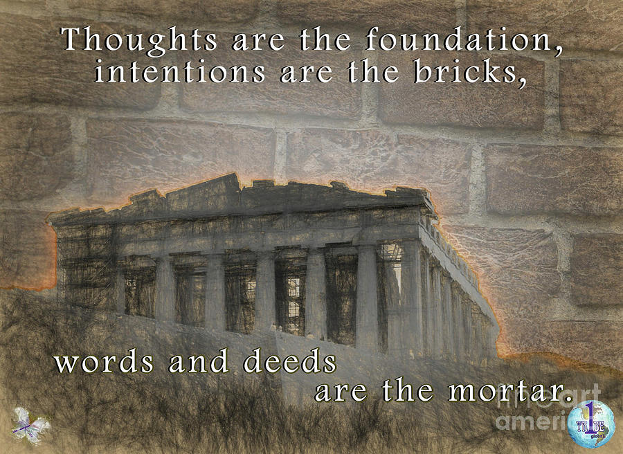 Thoughts Intensions Words and Deeds Photograph by Margaux Dreamaginations