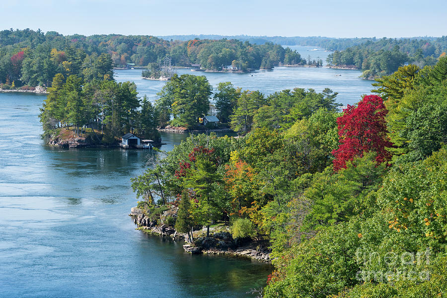 Thousand Islands area in Ontario. Canada Photograph by Les Palenik