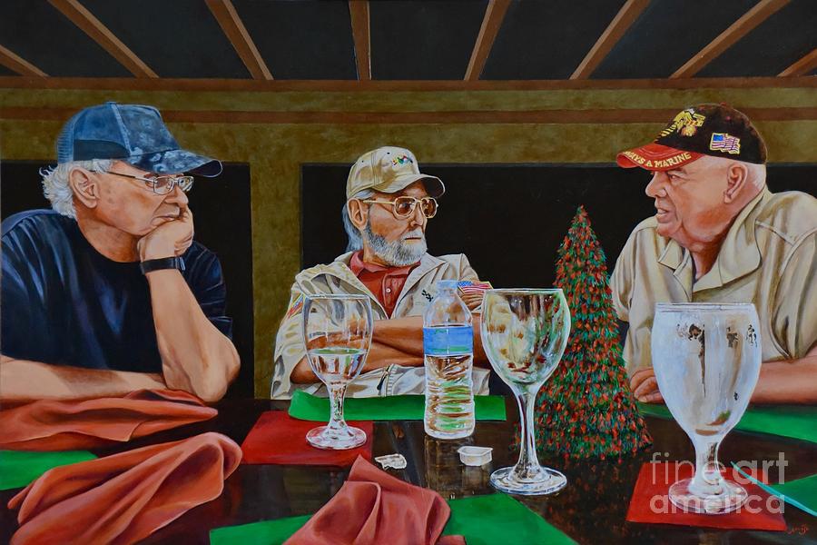 Three Amigos Painting by AnnaJo Vahle