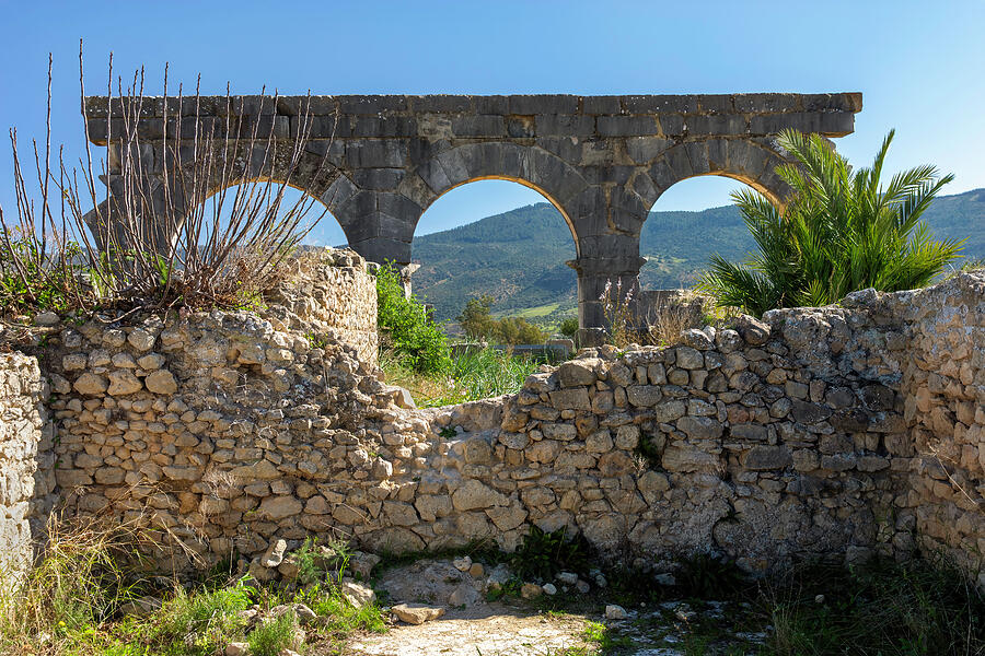 Three Arches in Volubilis Photograph by Bill Chardon Three Arches in Volubilis Photograph by Bill Chardon