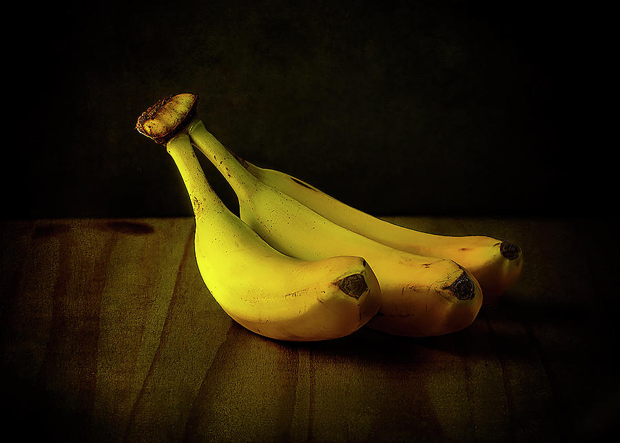 Three Bananas Photograph by Reynaldo Williams