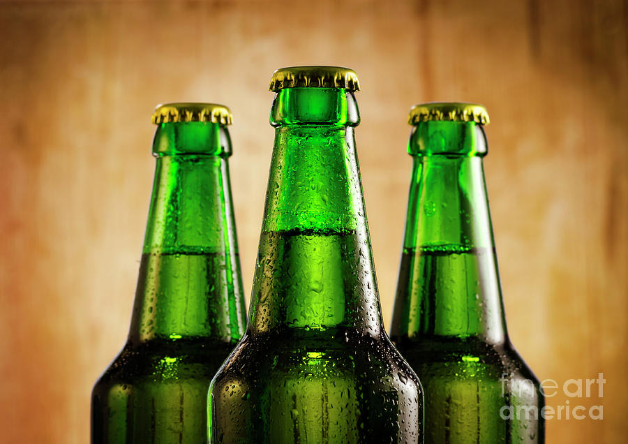 Three Beer Bottles Photograph by Jelena Jovanovic