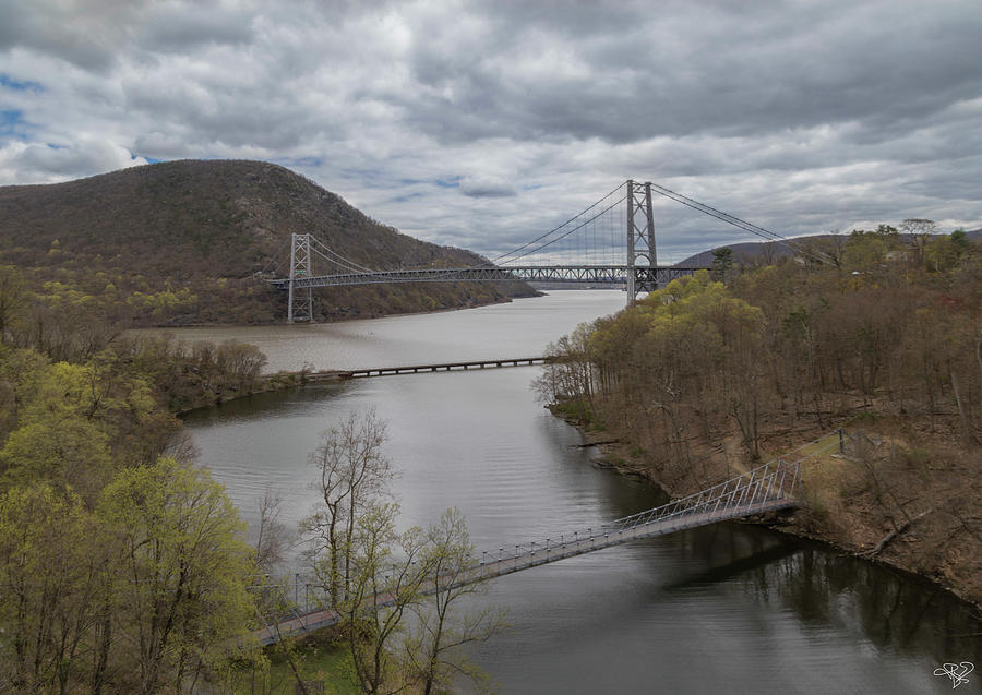 Three Bridges in Fort Montgomery, NY in Spring Photograph by Thomas ...