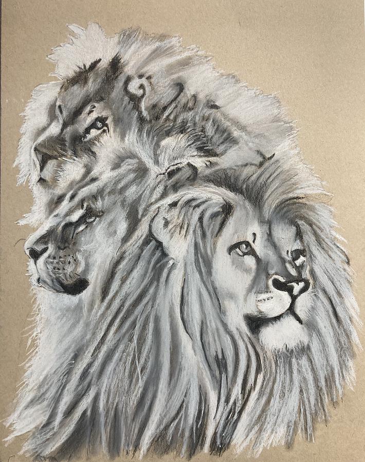 Three Brothers Painting by Maris Sherwood
