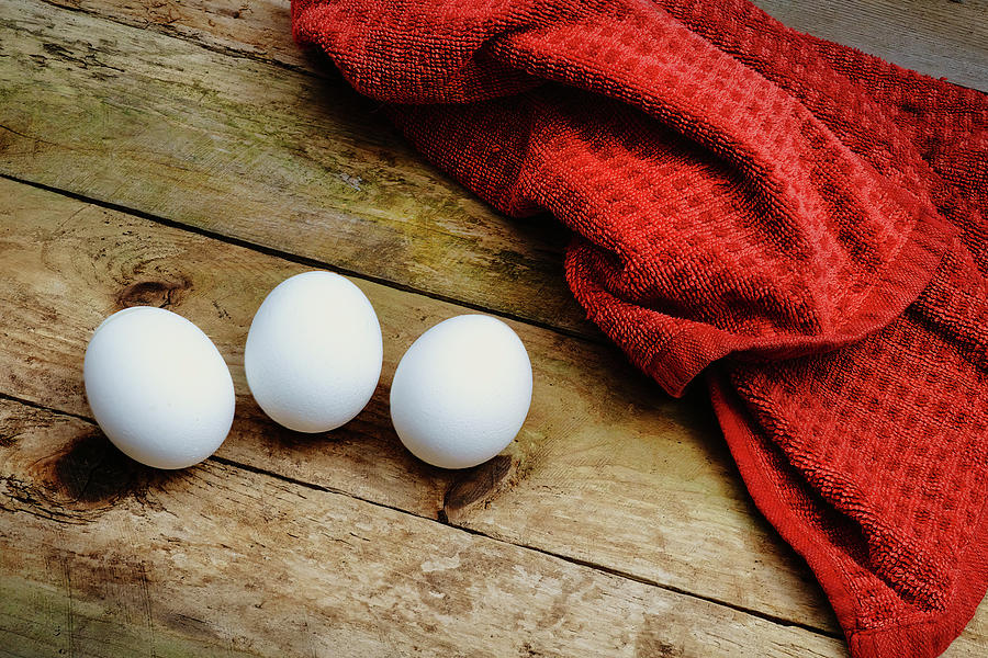 Three Eggs Photograph by Bob Orsillo