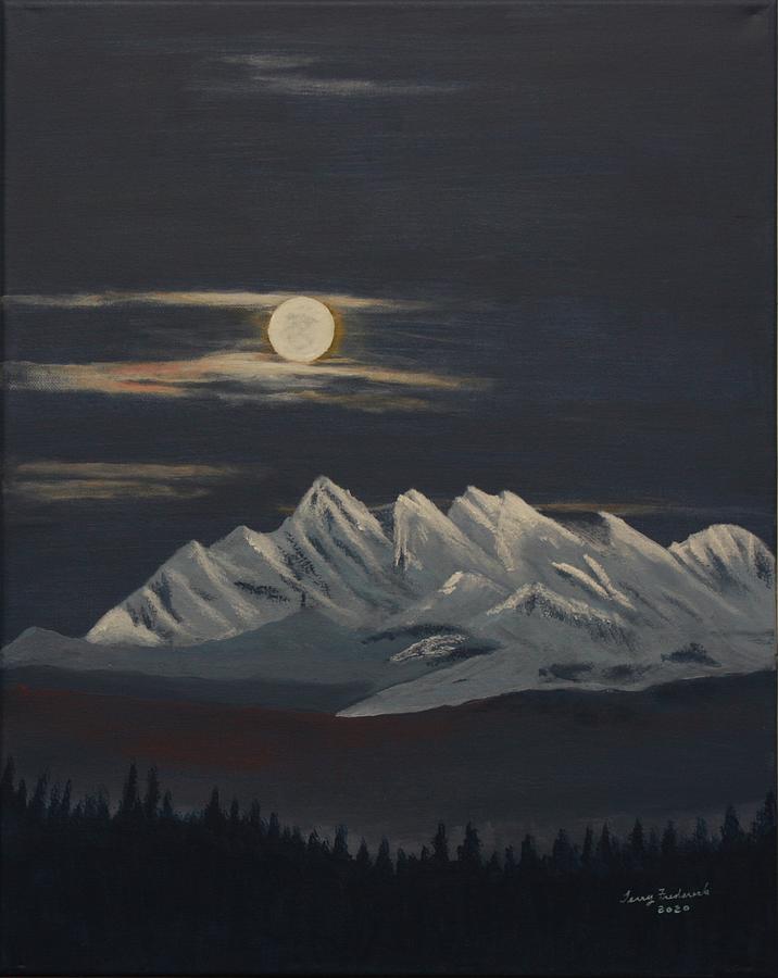 Mountain Painting - Three Fingers by Terry Frederick