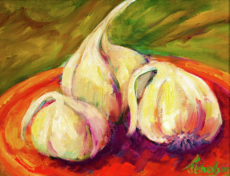 Three Garlic Painting