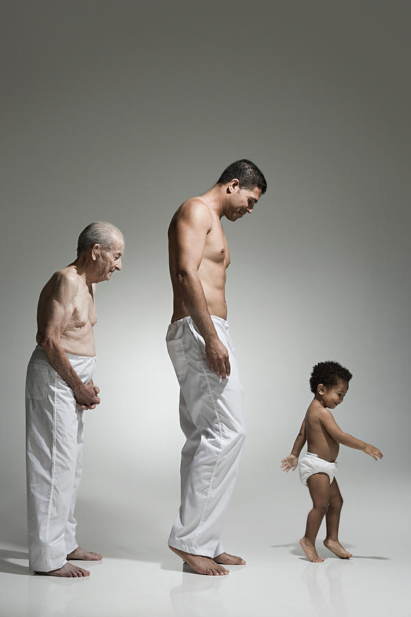 Three generations of males Photograph by Image Source