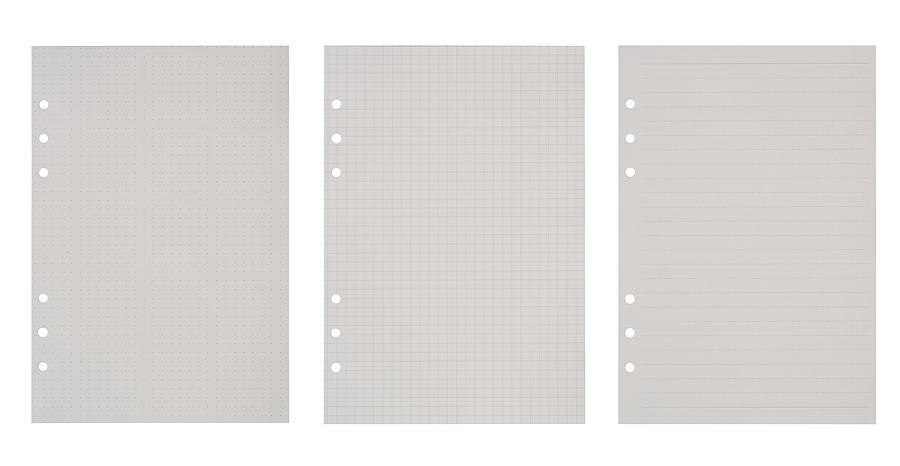 Three Kinds of Blank Paper Photograph by MirageC