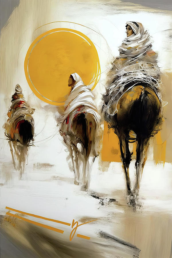 Three Kings Painting by Greg Collins