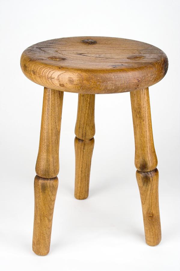 Three Legged Milking Stool Photograph by Difydave