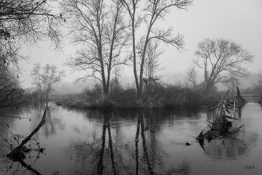 Three Mile River X BW Photograph by David Gordon
