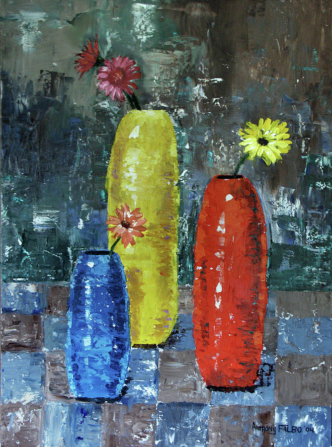 Three Of a Kind Painting by Anthony Falbo
