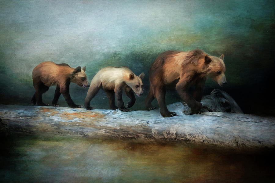 Three of a Kind Painting by Jordan Blackstone