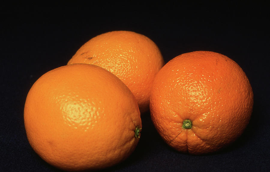 Three Oranges, a Portrait Photograph by James C Richardson