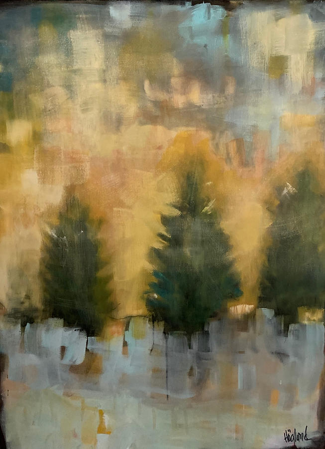 Three Pines Painting by Daniel Hoglund