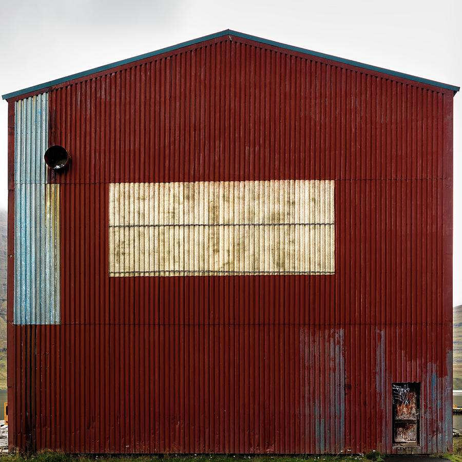 Facade of an old naval warehouse in Seydisfjordur before the landslides of December 2020 Photograph by RicardMN Photography