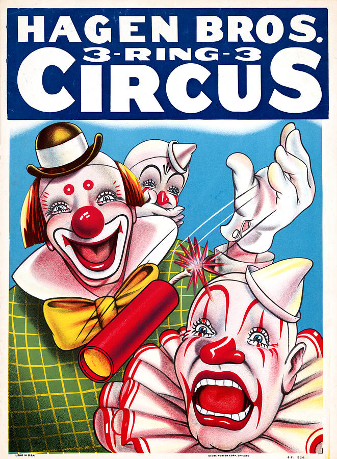 Three Ring Circus Mixed Media by Richard Reeve