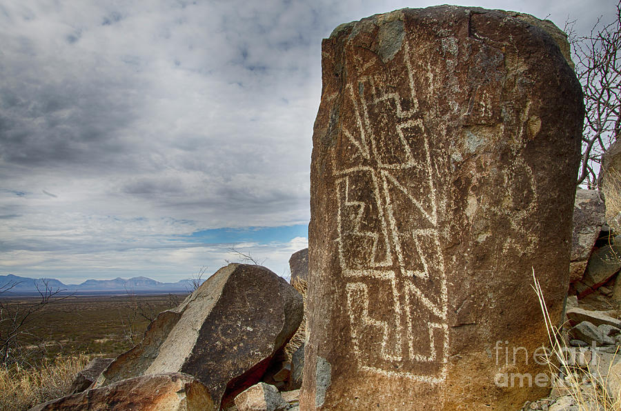 Three Rivers Petroglyphs New Mexico 10 Photograph by Bob Christopher