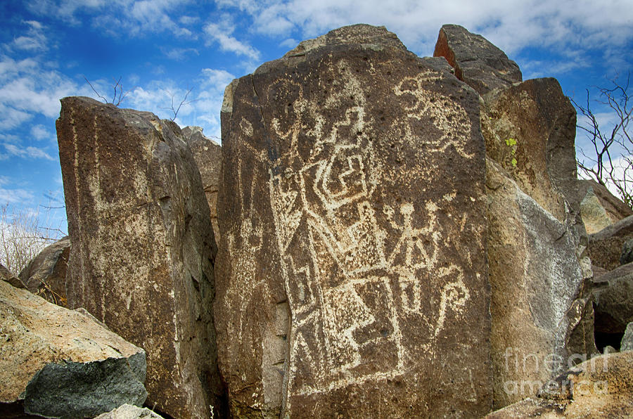 Three Rivers Petroglyphs New Mexico 13 Photograph by Bob Christopher
