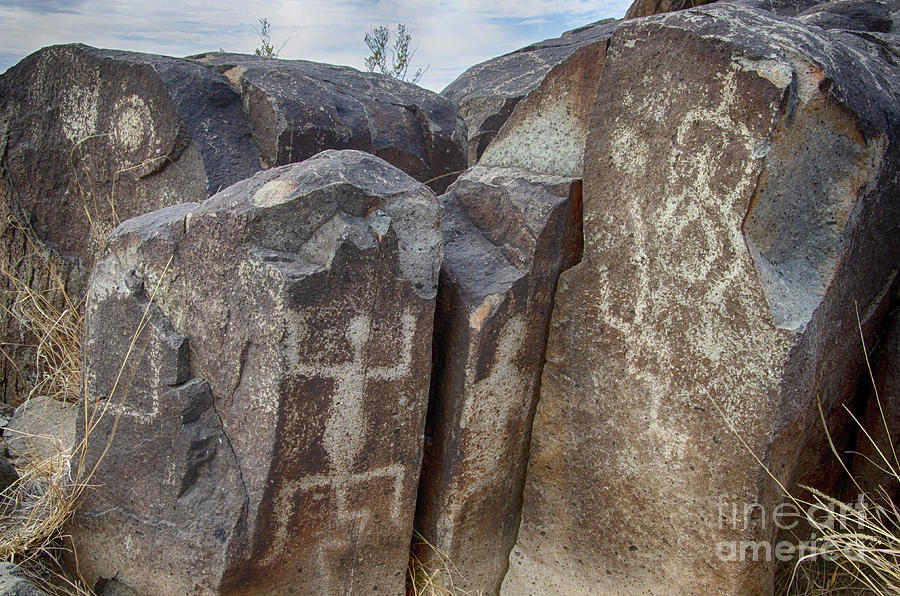 Three Rivers Petroglyphs New Mexico 16 Photograph by Bob Christopher