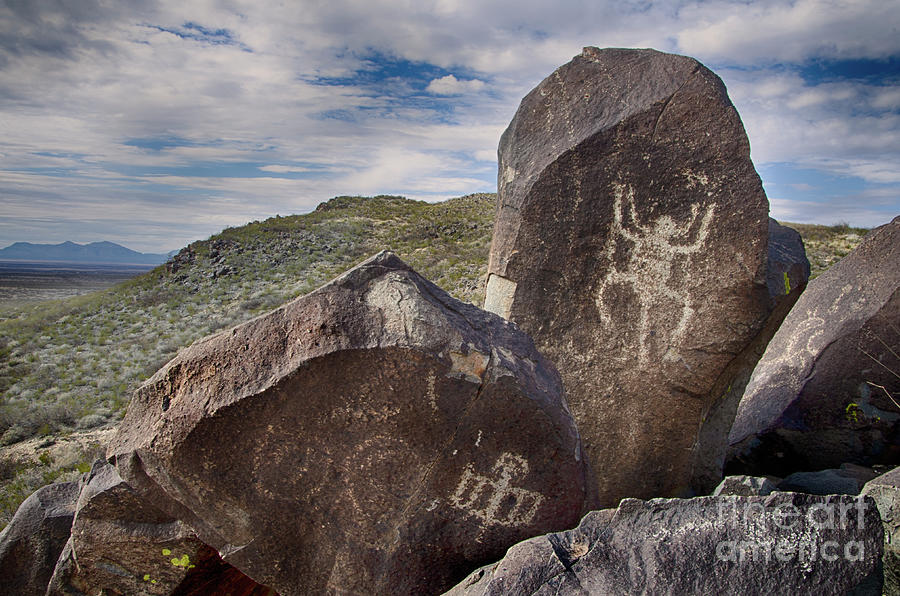 Three Rivers Petroglyphs New Mexico 17 Photograph by Bob Christopher