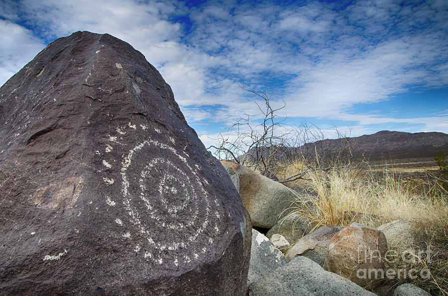Three Rivers Petroglyphs New Mexico 9 Photograph by Bob Christopher