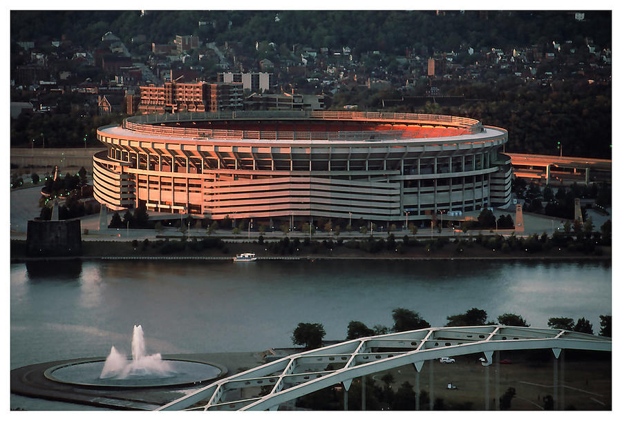 Three Rivers Stadium Photograph by ARTtography by David Bruce Kawchak