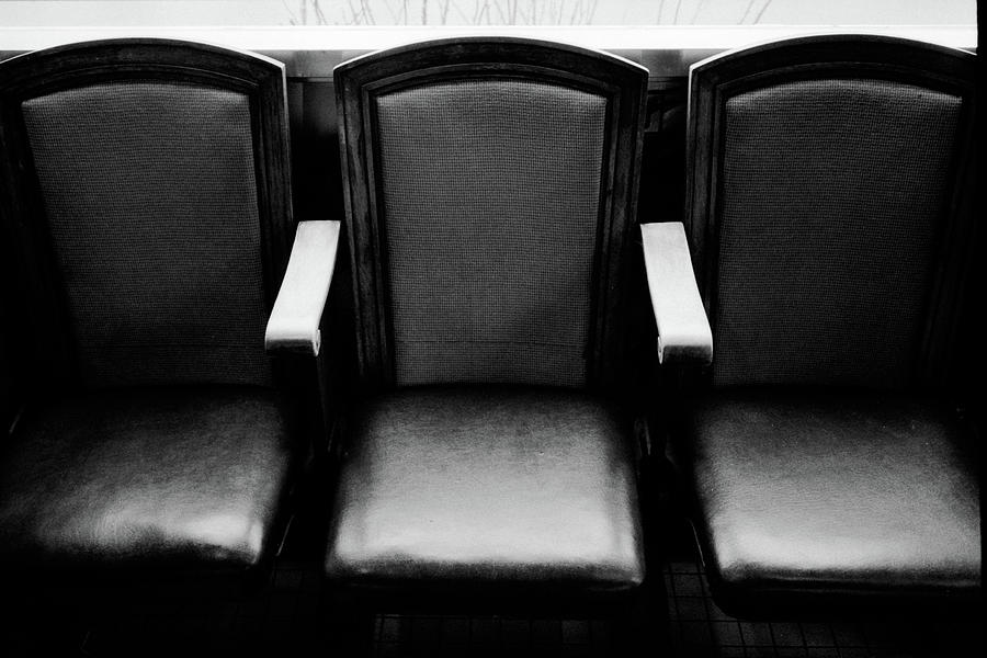 Three Seats at Daddypops Diner, Hatboro, PA - 2020 Photograph by Stephen Russell Shilling