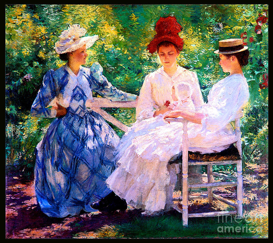 Three Sisters A Study In June Sunlight 1890 Painting
