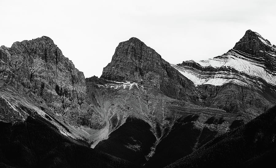 Three Sisters Black And White Photograph by Dan Sproul