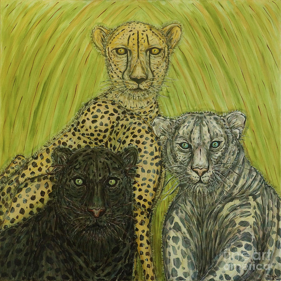 Three Sisters Painting by Kim Jones Miller