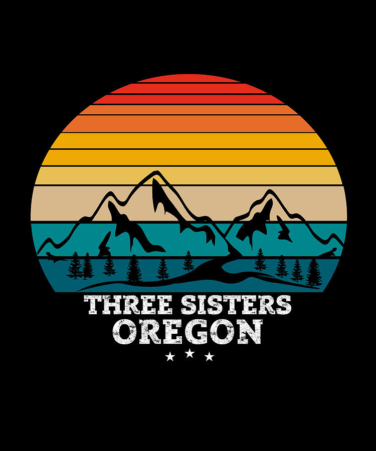 Three Sisters Oregon Drawing by Bruno - Fine Art America