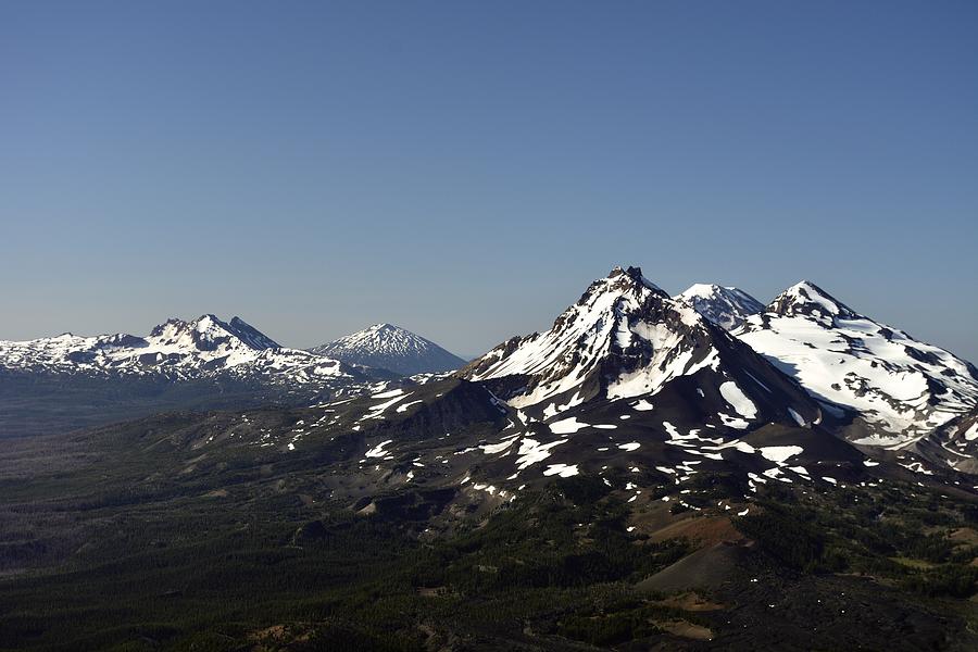 Three Sisters - Oregon Cascades Photograph by DigitalFilmWorks