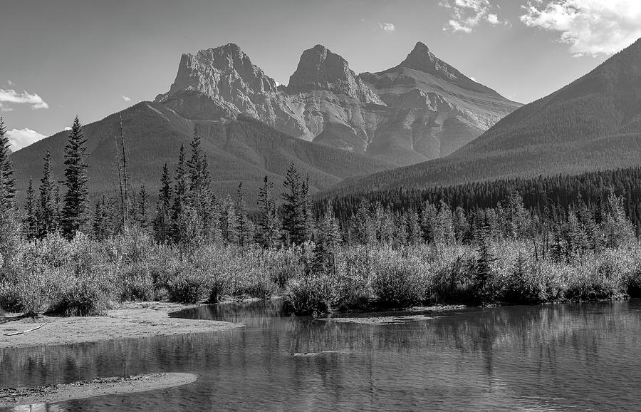 Banff National Park Photograph - Three Sisters by Phil And Karen Rispin