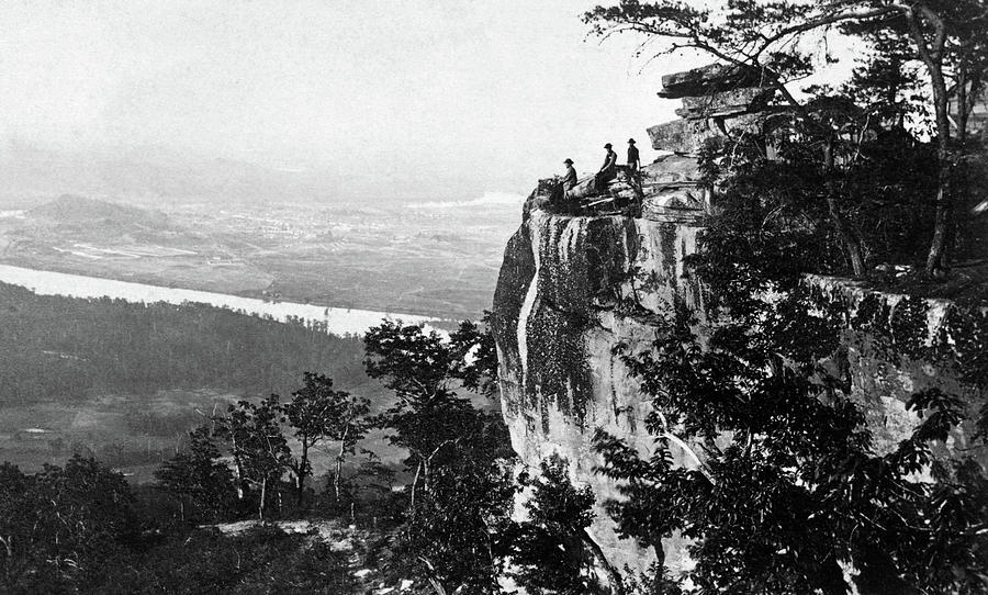 Three Soldiers On Lookout Mountain - Civil War - Circa 1863 Photograph ...