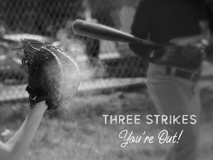 Three Strikes Mixed Media by Lori Deiter