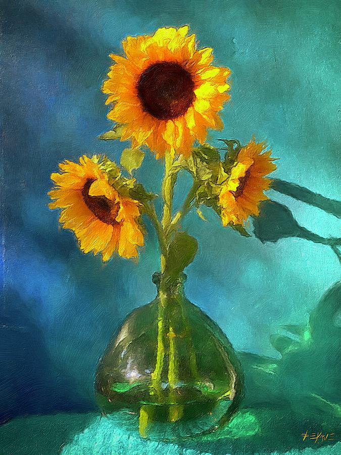 Flower Photograph - Three Suns by Joseph Kane