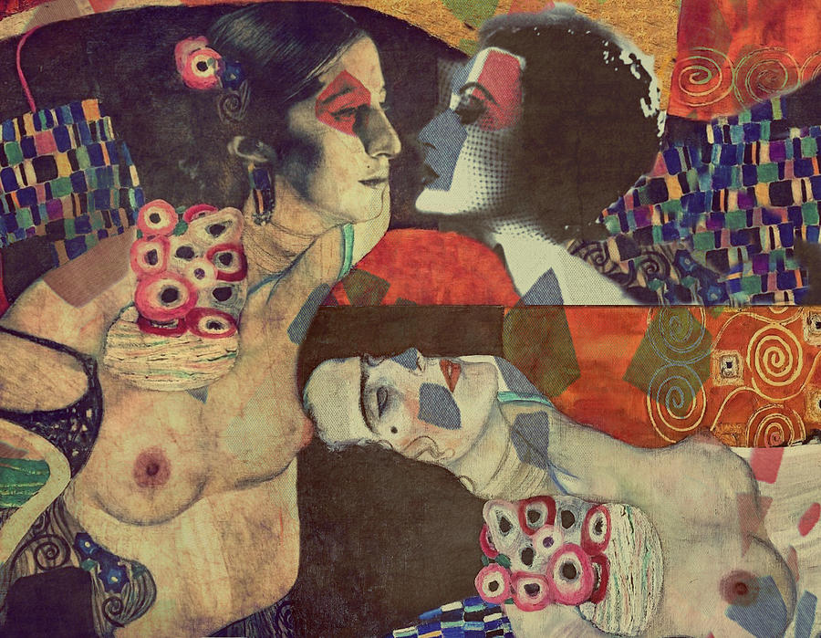Three Times A Lady Mixed Media by Paul Lovering