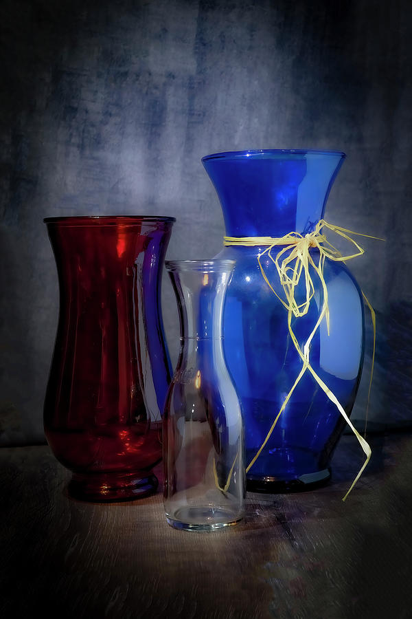 Three Vases Photograph by Tom Romeo