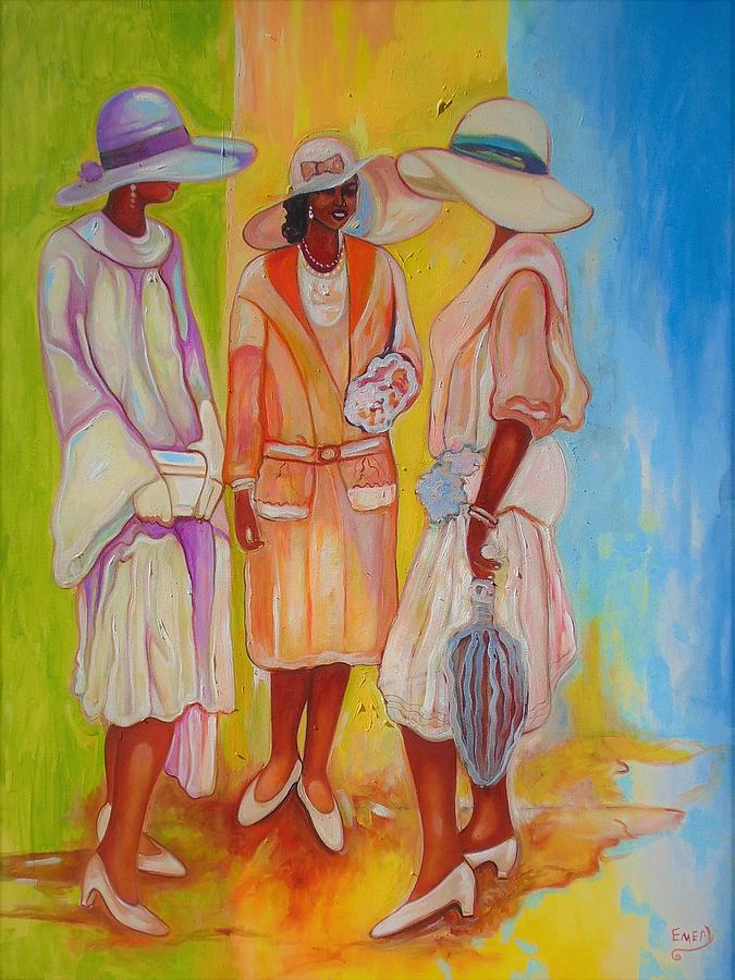 Three Wise Women Painting by Emery Franklin