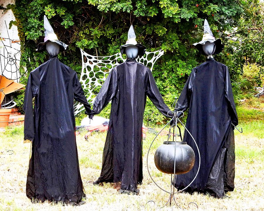 Three Witches Photograph by Andrew Lawrence