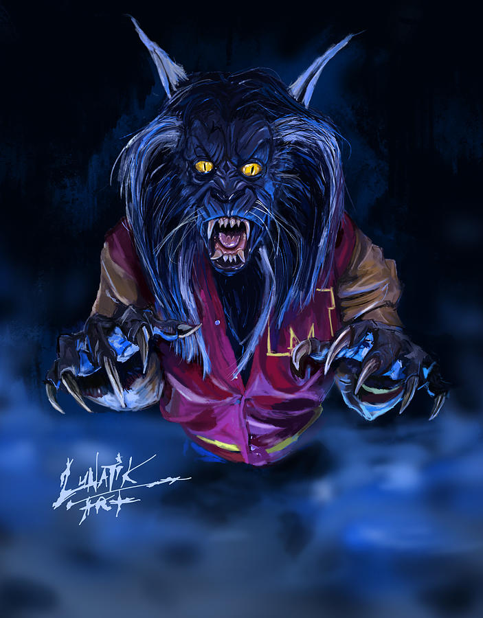 Thriller Werewolf Digital Art by Thomas Everett - Pixels