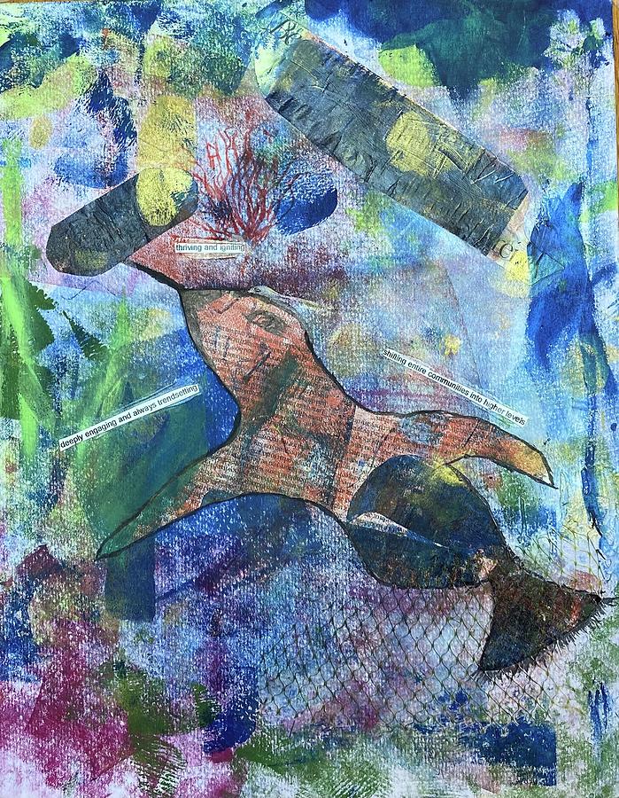 Thriving and Igniting  Mixed Media by Anjel B Hartwell