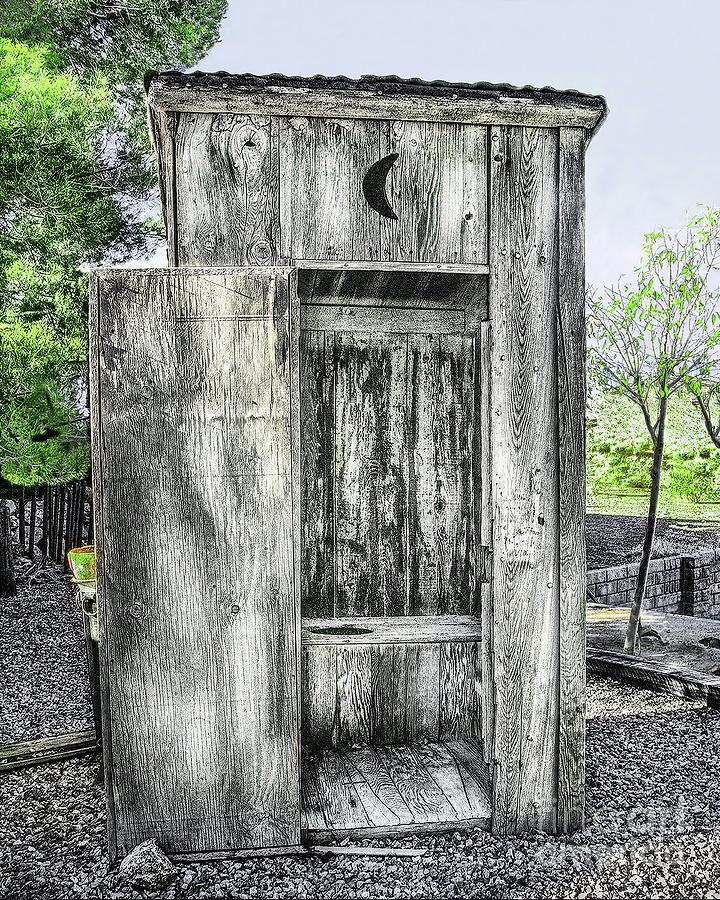 Throne Room, Outhouse Photograph by Don Schimmel