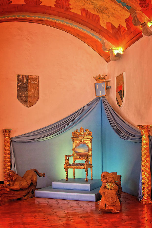 Throne room Salvador Dali style Photograph by Tatiana Travelways
