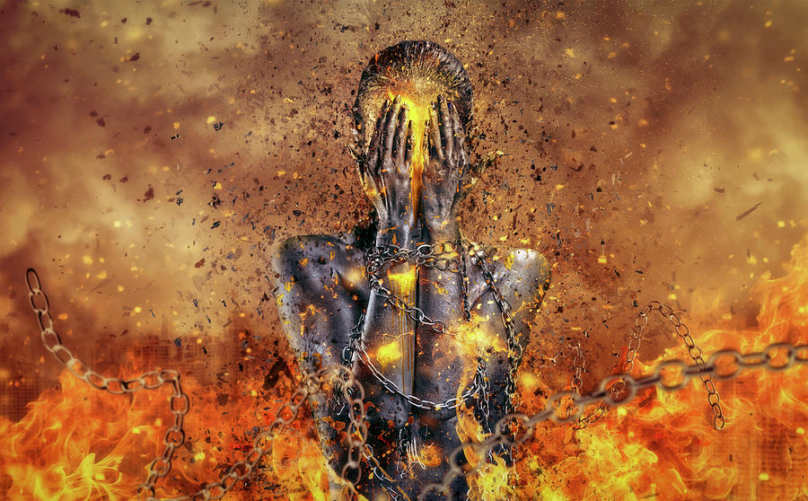 Fantasy Digital Art - Through Ashes Rise by Mario Sanchez Nevado